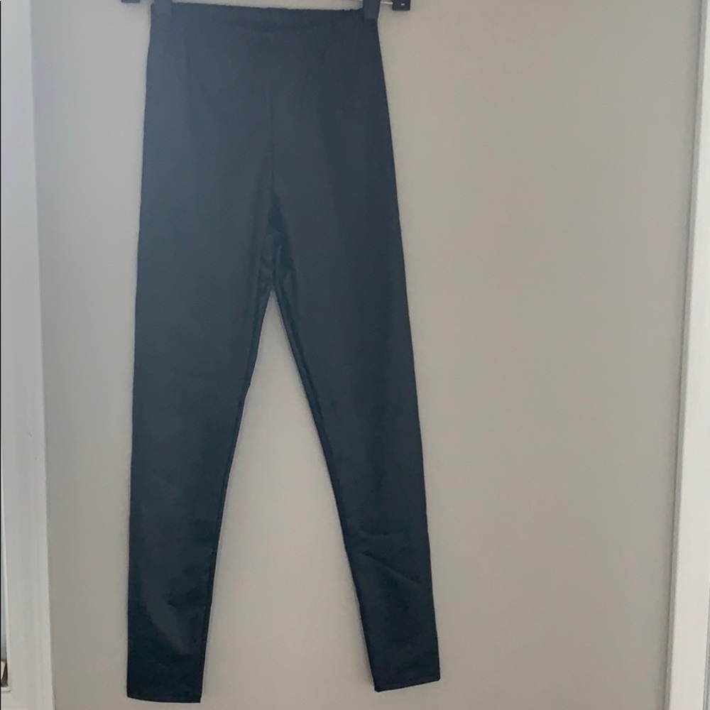 Faux letter leggings